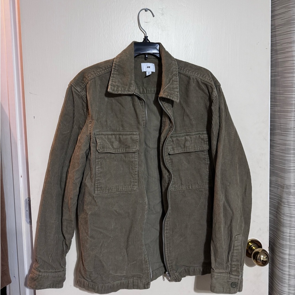 H&M Olive Green Utility Jacket